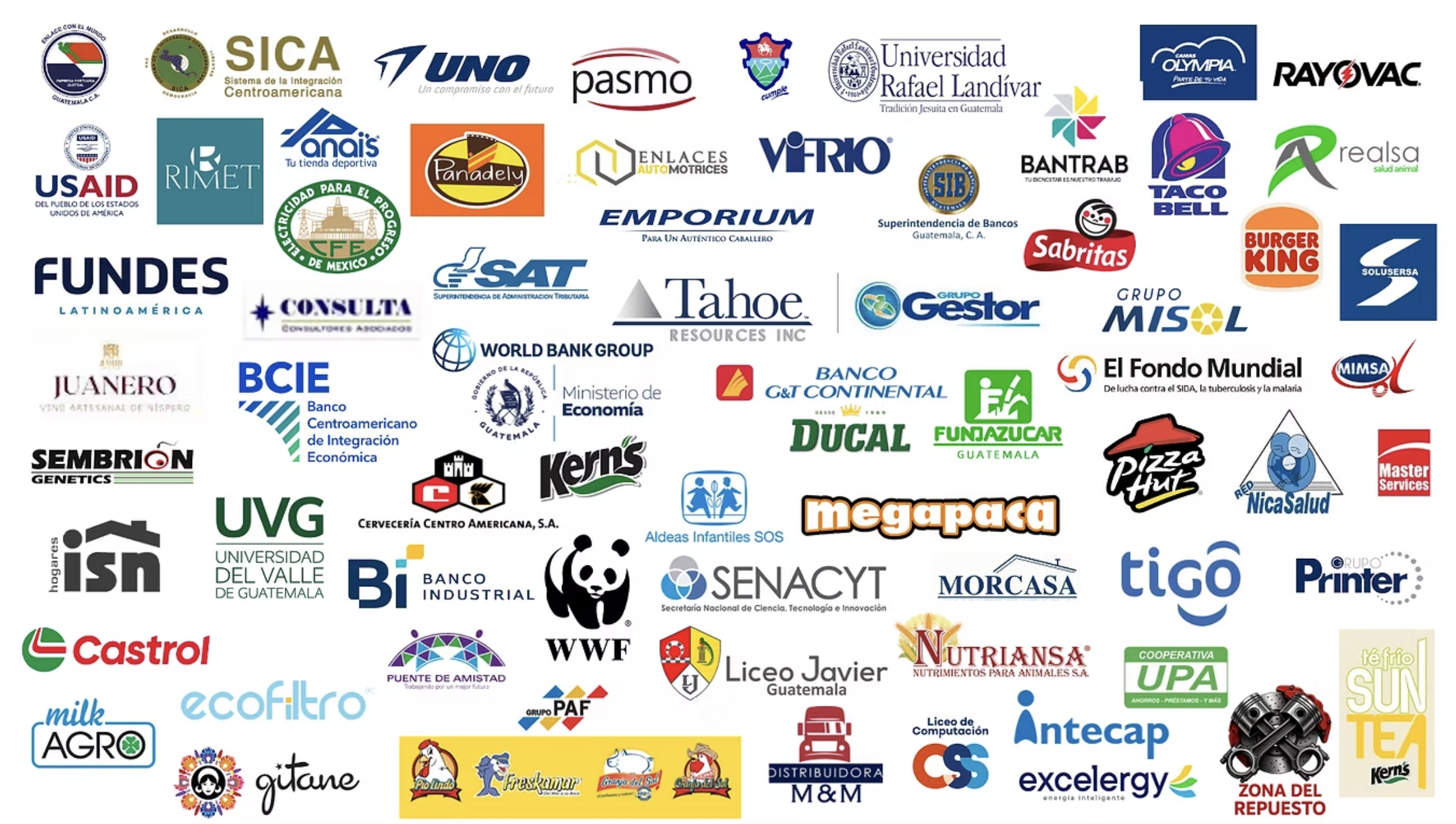 Algunos clientes atendidos